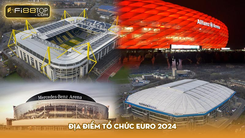 Địa điểm tổ chức Euro 2024